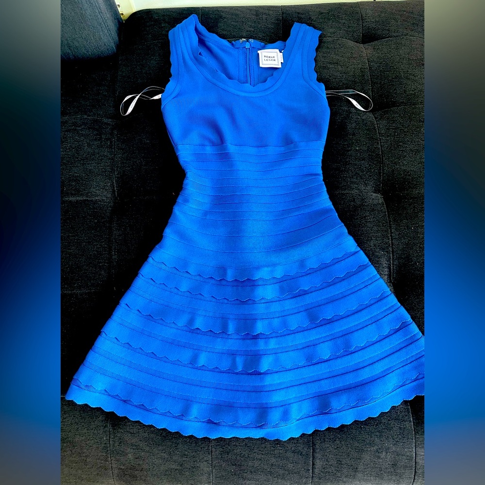 Herve Ledger blue dress , size XS